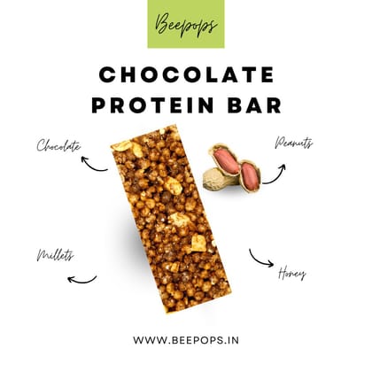 BeePops Protein  Bars-Chocolate & Honey  (5NX25G)